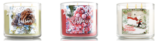 Bath & Body Works: 3-Wick Candles