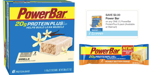 High Value $2/1 PowerBar ProteinPlus 6-Pack Coupon