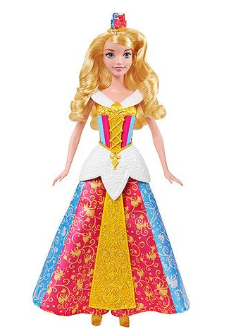  Disney MagiClip Color Changing Dress Aurora Doll 