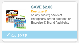 Energizer Batteries Coupon