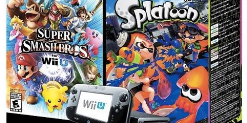 Nintendo Wii U Deluxe Set w/ Splatoon and Super Smash Bros Only $249.99 Shipped