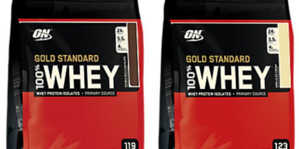 Optimum Nutrition Whey Protein Powder 8lbs AND Pre-Workout Powder $64.99 Shipped