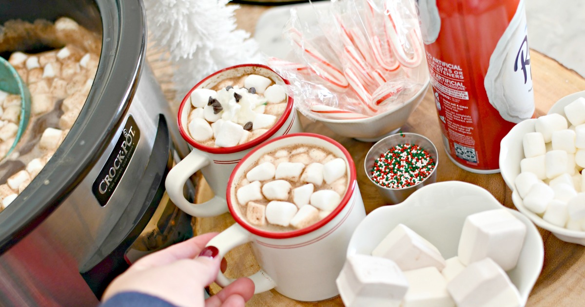 slow cooker hot chocolate