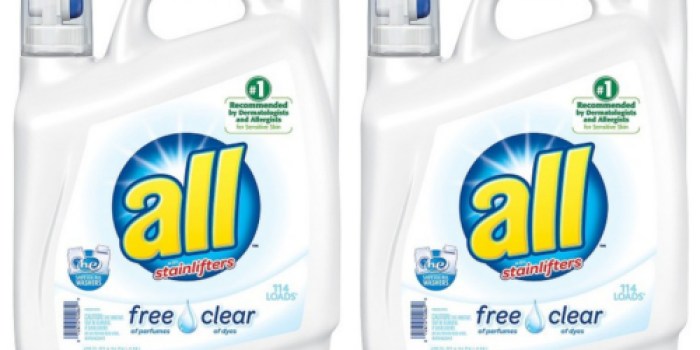Target: All Free & Clear Laundry Detergent 162 Ounces ONLY $8.51 Each Shipped (After Gift Card)