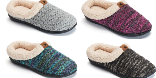 Kohl’s: Dearfoams Women’s Clog Slippers Only $8.40 (Regularly $28)