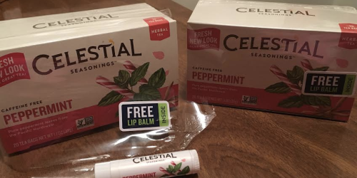 Target: Celestial Tea Boxes Only 63¢ + Possible FREE Celestial Lip Balm