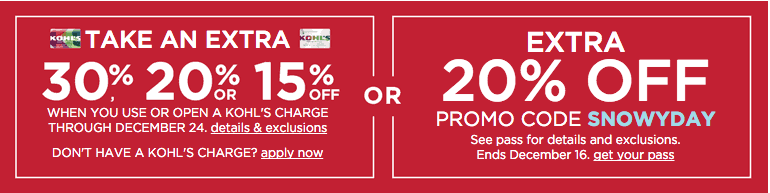 Kohl's promo codes