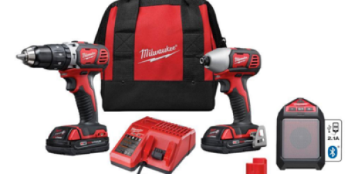 Home Depot: Milwaukee Cordless Combo 3-Tool Kit w/ M12 Bluetooth Speaker & Battery $179 Shipped