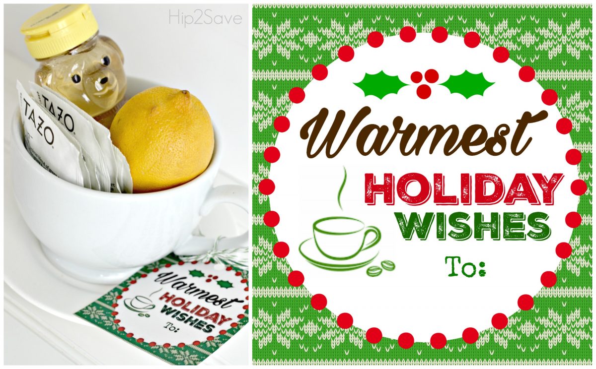 Tea Lover Holiday Gift Idea with Free Printable Tag Hip2Save.com