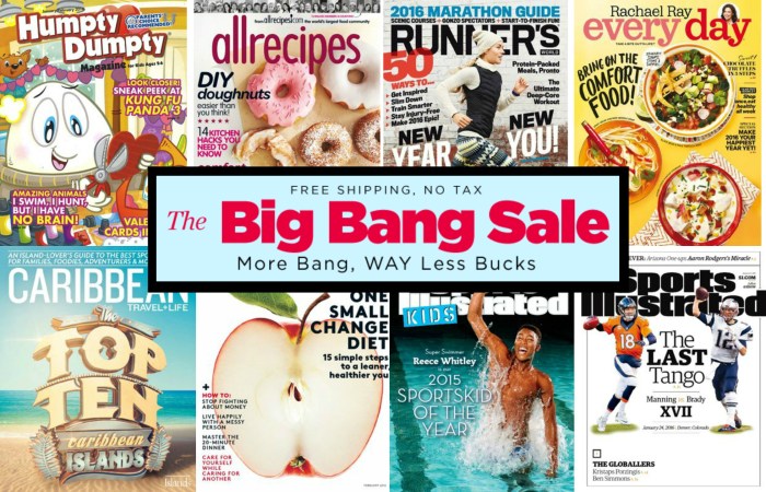 Magazine Sale