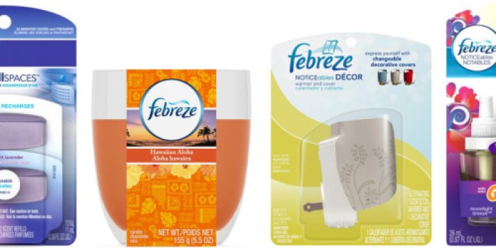 FOUR New Febreze Coupons = 99¢ Noticeables Warmers at Rite Aid (+ Nice Deal at Target)