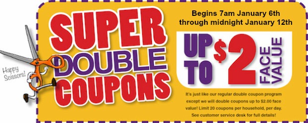 Harris Teeter Super Double Coupons