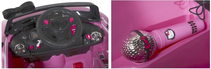 Hello Kitty Karaoke Kar Features