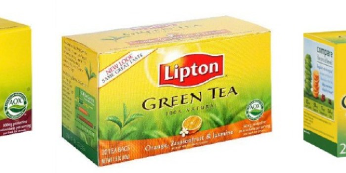 Target: 20 Lipton Green Tea Bags Only $1