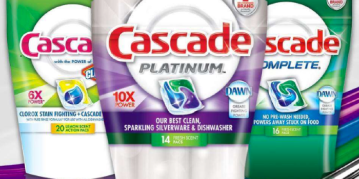 Lots of New Cascade Detergent Coupons