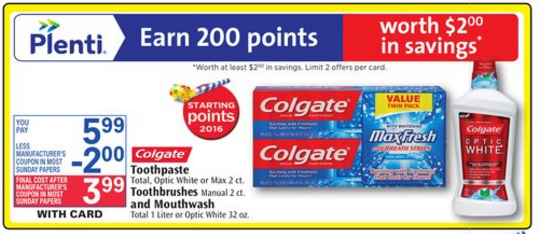 Rite Aid Colgate Deal