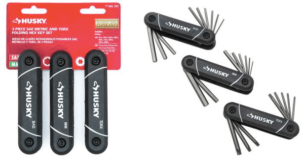 Husky Folding Hex Key Set