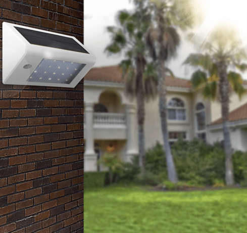 Deckey Solar Powered LED Wall Light