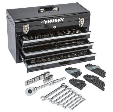 Husky Mechanics 200-Piece Steel Tool Set