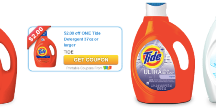 *HOT* $2/1 Tide Detergent Coupon = $1.67 at Rite Aid + CVS & Walgreens Deals