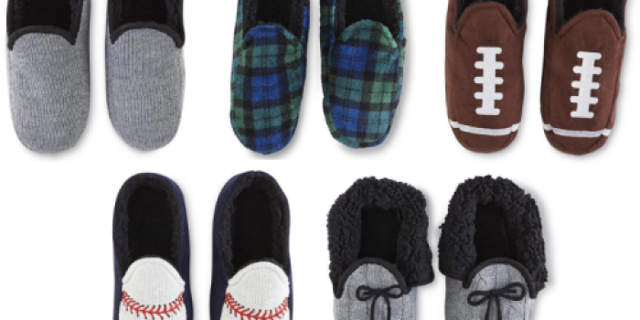 Kmart: Men’s Knit & Fleece Slippers Only $1.74 (Regularly $6.99)