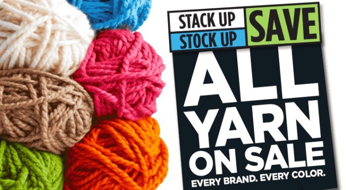 Stock up on Yarn