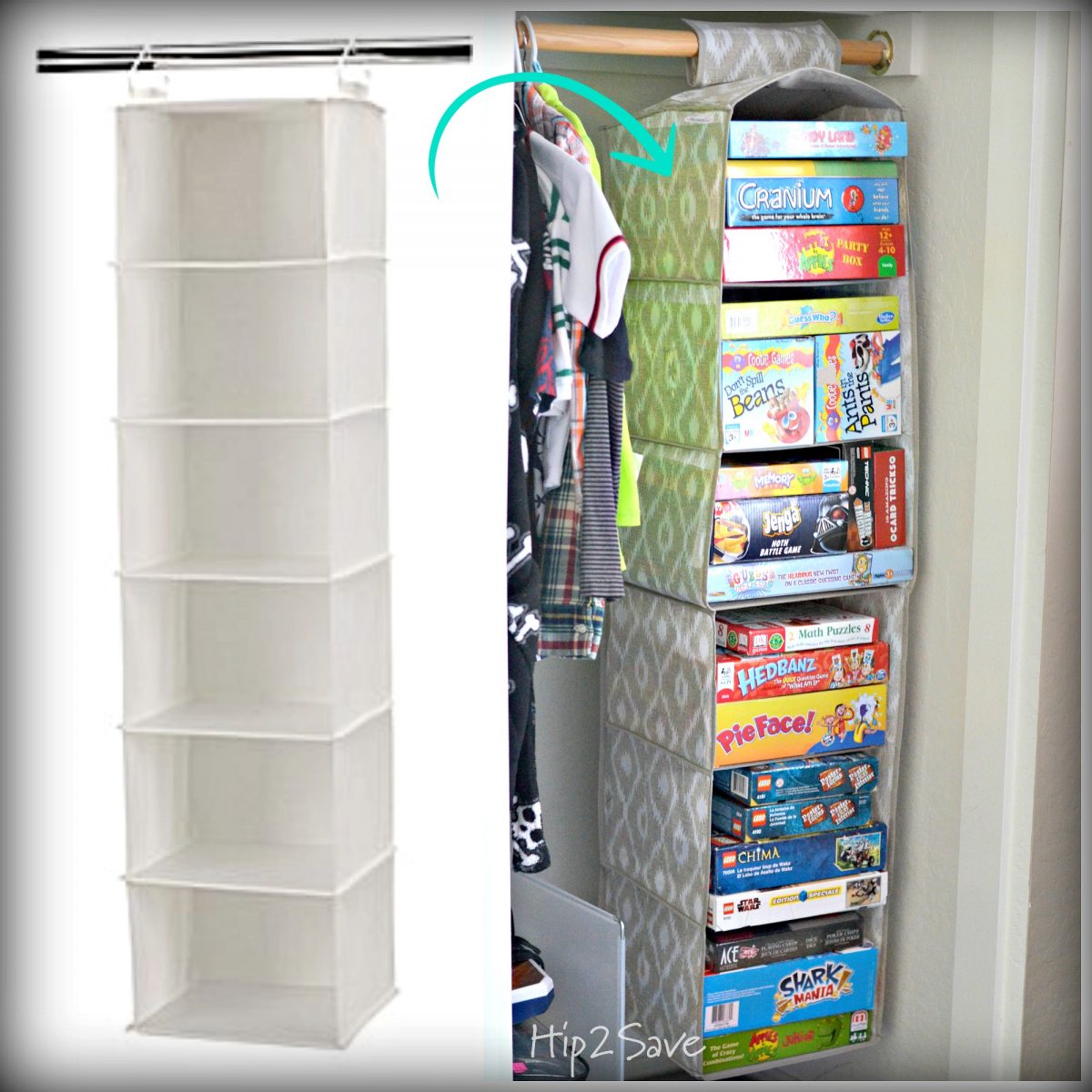 Sweater Rack to Game & Toy Organizer Hip2Save.com