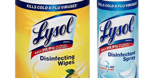NEW Lysol Disinfecting Wipes & Spray Coupons