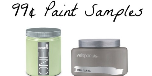 Lowe’s: 99¢ Paint Samples (Regularly $3.48)