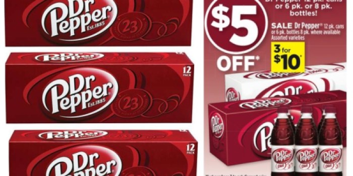 Dollar General: Dr Pepper 12 Packs Just $1.67 Each (No Coupons Needed)