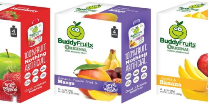 New $1/1 Buddy Fruits 4-Pack Coupon = Possibly ONLY 43¢ Per Pouch at Walmart