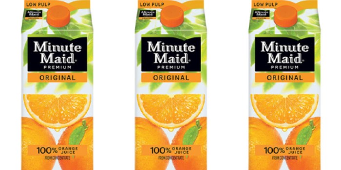 Rare $0.75/1 Minute Maid Orange Juice Coupon