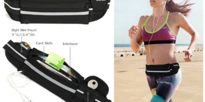 Amazon: SANREN Weather Resistant Waist Pack/Running Belt Only $5.97 (Reg. $24.99)