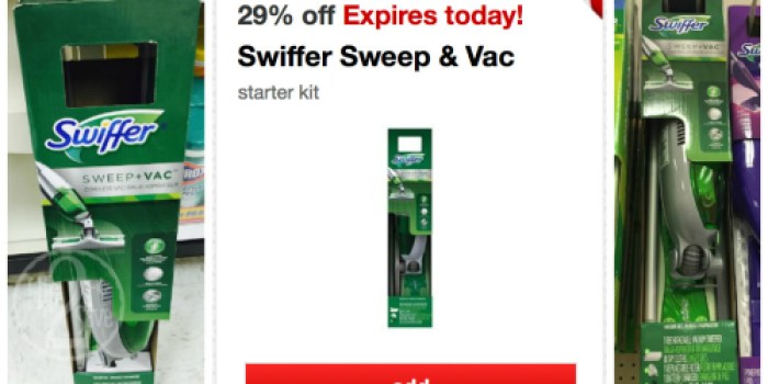 Target: Swiffer Sweep + Vac Starter Kit Only $18.49 (Regularly $49.99) + Nice Soda Deal
