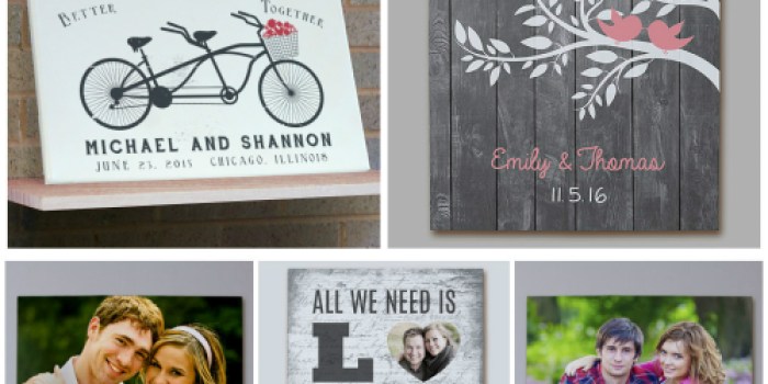 Personalized 11×14 Valentine’s Day Canvas Just $25 Each (Regularly $49.98) – Great Gift Idea