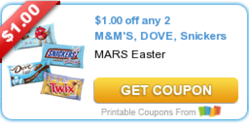 New $1/2 Mars Candy Coupon = ONLY 17¢ at Rite Aid (+ Great Deals at Walgreens & Target)