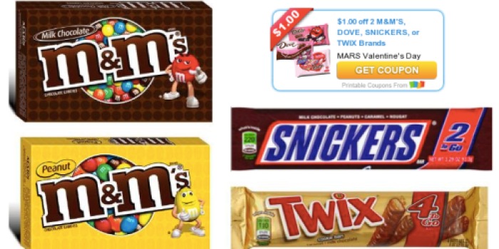 *RESET* $1/2 Mars Coupon = Theater Size Candy ONLY 50¢ at Target and Rite Aid