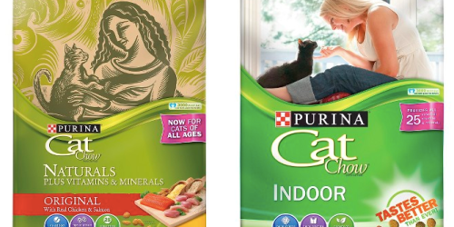 *New* Purina Cat Chow Coupons = Purina Cat Chow Naturals 13lb Bag ONLY $7.44 at Target