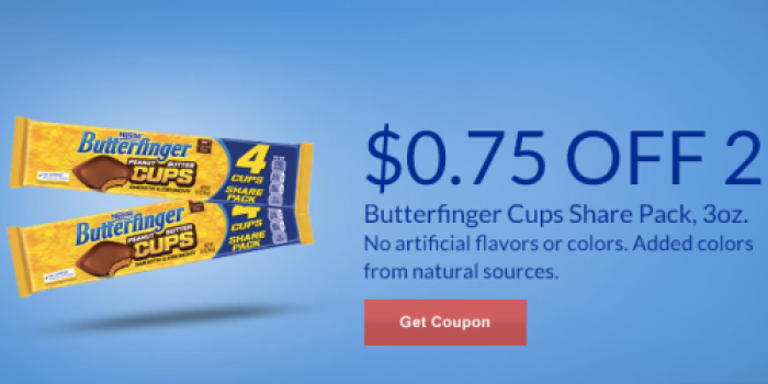 Rite Aid: $0.75/2 Butterfinger Cups Share Pack Store Coupon (First 10,000)