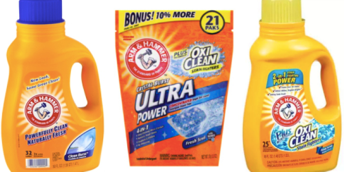 CVS, Walgreens & Rite Aid: Arm & Hammer Laundry Detergent ONLY 99¢