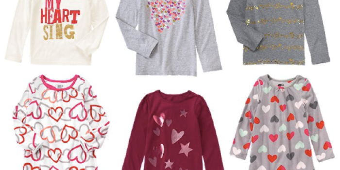 Crazy 8: Free Shipping Today Only = Adorable Heart Shirts ONLY $3.49 Shipped