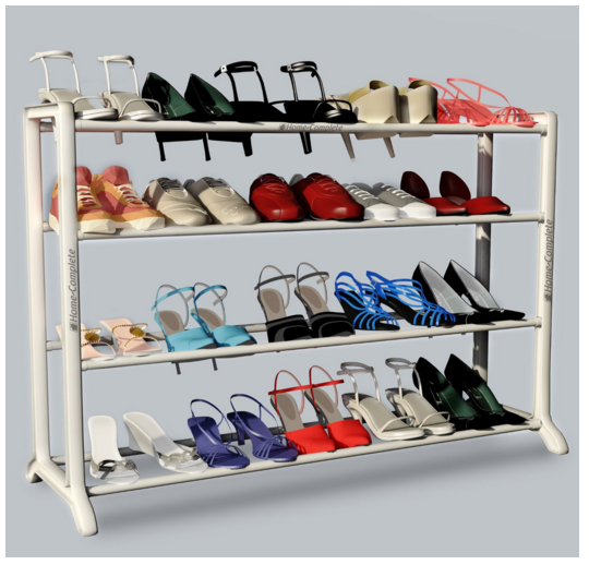 Neatlizer Shoe Rack Organizer Storage Bench