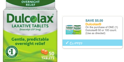 *NEW* $5/1 Dulcolax Coupon = Only $2.99 at Rite Aid Starting 2/21 (+ Nice Target Deal)