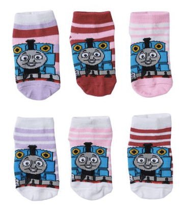Thomas & Friends 6-pk. Thomas the Train Stripe Crew Socks