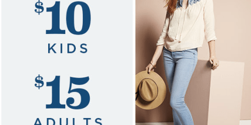Old Navy: Kids Jeans Only $10 & Adult Jeans Just $15 (In-Store & Online) – Today Only
