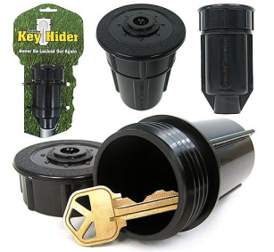 Discrete Sprinkler Head Hide a Key - As Seen on TV