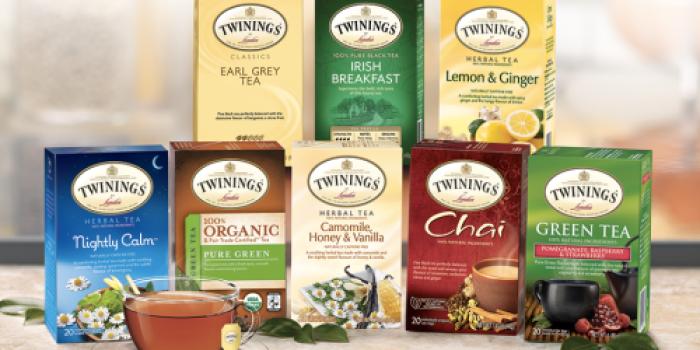 3 FREE Twinings of London Tea Bag Samples