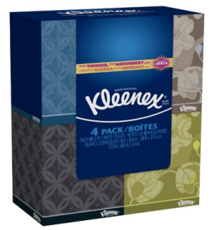 Kleenex Facial Tissues 4 pack