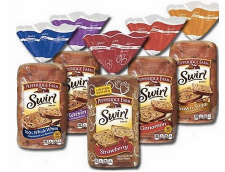 Swirls bread