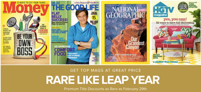 Leap Day Magazine Sale